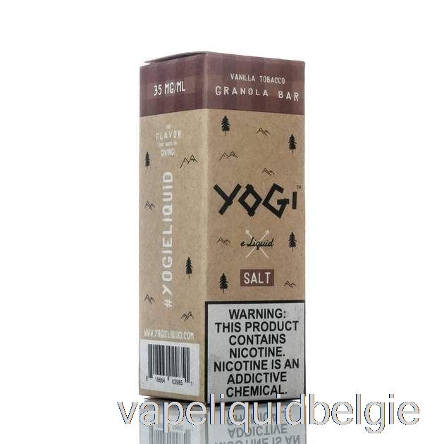 Vape Vloeibare Vanille Tabak Mueslireep - Yogizouten E-vloeistof - 30ml 50mg